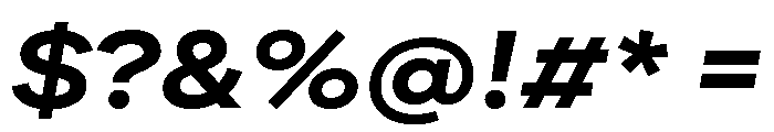 FactorA Extrabold35Italic Font OTHER CHARS