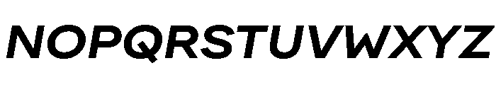 FactorA Extrabold35Italic Font UPPERCASE