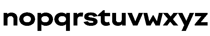 FactorA Extrabold35 Font LOWERCASE
