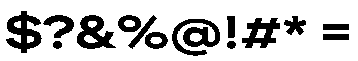 FactorA Extrabold65 Font OTHER CHARS