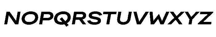 FactorA Extrabold65Italic Font UPPERCASE
