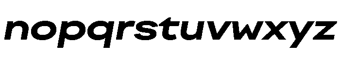 FactorA Extrabold65Italic Font LOWERCASE