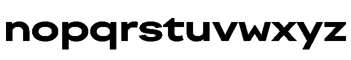 FactorA Extrabold65 Font LOWERCASE