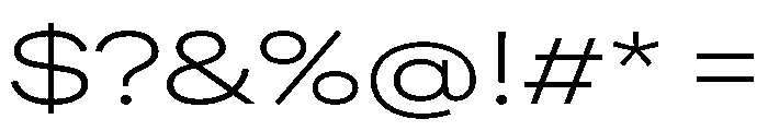 FactorA Light100 Font OTHER CHARS