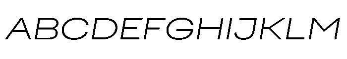 FactorA Light100Italic Font UPPERCASE