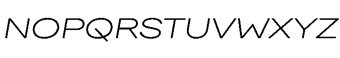 FactorA Light100Italic Font UPPERCASE