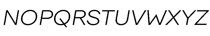 FactorA Light35Italic Font UPPERCASE