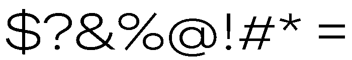 FactorA Light65 Font OTHER CHARS