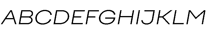 FactorA Light65Italic Font UPPERCASE