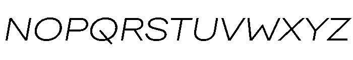 FactorA Light65Italic Font UPPERCASE