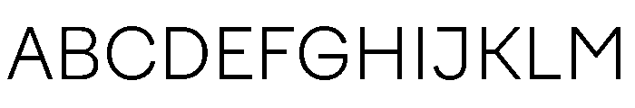 FactorA Light Font UPPERCASE