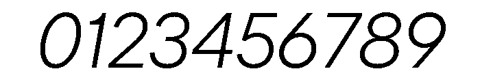 FactorA LightItalic Font OTHER CHARS
