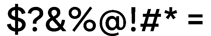 FactorA Medium C2d7191b Font OTHER CHARS