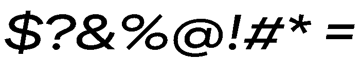FactorA Medium65Italic Font OTHER CHARS