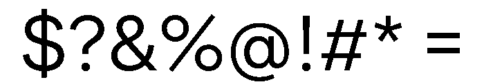 FactorA Regular 2e9ff3e7 Font OTHER CHARS