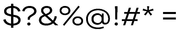 FactorA Regular35 Font OTHER CHARS