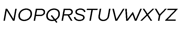 FactorA Regular35Italic Font UPPERCASE