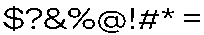 FactorA Regular65 Font OTHER CHARS