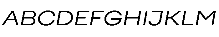 FactorA Regular65Italic Font UPPERCASE