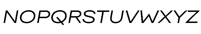FactorA Regular65Italic Font UPPERCASE