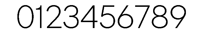 FactorA Ultralight Font OTHER CHARS