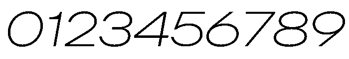 FactorA Ultralight100Italic Font OTHER CHARS