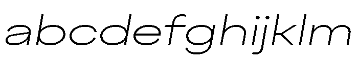 FactorA Ultralight100Italic FONT