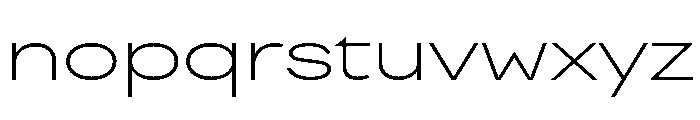 FactorA Ultralight100 Font LOWERCASE