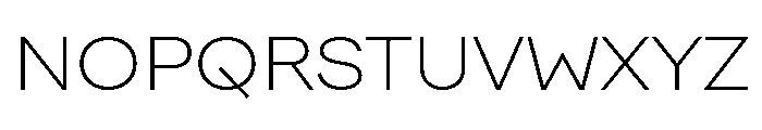 FactorA Ultralight35 Font UPPERCASE
