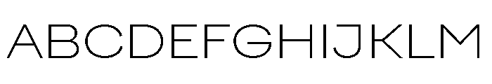 FactorA Ultralight65 Font UPPERCASE
