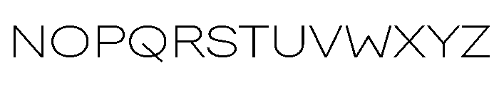 FactorA Ultralight65 Font UPPERCASE