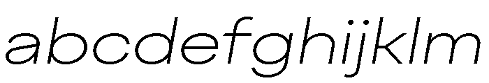 FactorA Ultralight65Italic FONT