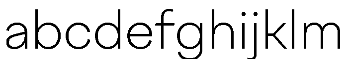 FactorA Ultralight FONT