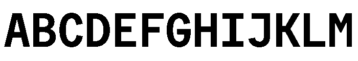 FactorAMono Bold Font UPPERCASE