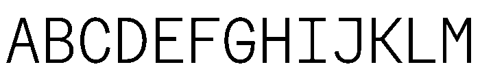 FactorAMono Light Font UPPERCASE