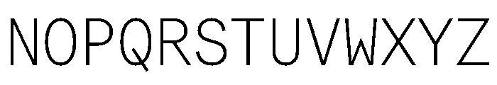 FactorAMono Ultralight Font UPPERCASE