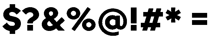 FactorB Black Font OTHER CHARS
