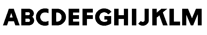 FactorB Black Font UPPERCASE