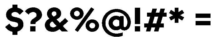 FactorB Extrabold Font OTHER CHARS