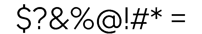 FactorB Light Font OTHER CHARS