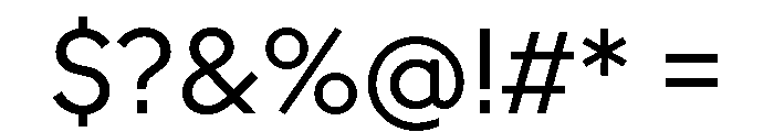 FactorB Regular Font OTHER CHARS