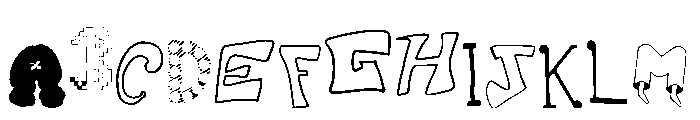 FairEnough NotRegular Font UPPERCASE