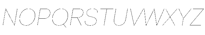 Fakt AirItalic Font UPPERCASE