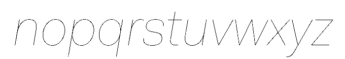 Fakt AirItalic Font LOWERCASE