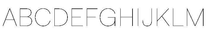 Fakt Hair Font UPPERCASE