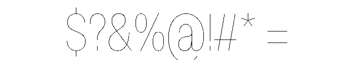 FaktCondensed Air Font OTHER CHARS