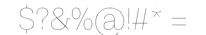 FaktSlab Air Font OTHER CHARS