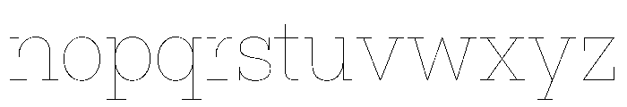 FaktSlab Air Font LOWERCASE