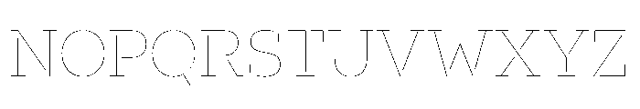 FaktSlabStencil Air Font UPPERCASE