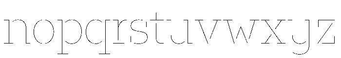 FaktSlabStencil Air Font LOWERCASE